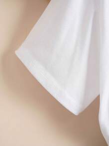 INAWLY 女士口号印花圆领短袖 T 恤图案 T 恤女式上衣