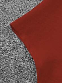 SHEIN LUNE 大碼女士捲邊袖襯衫