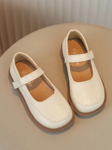 Zapatos Para Niñas, Zapatos De Princesa Británicos Nuevos Para Niños Y Niñas En Otoño Y Primavera, Zapatos Planos Para Niños Grandes