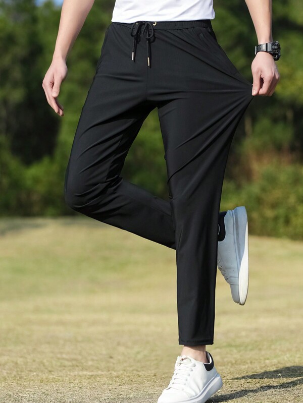 Men's Plus Size High Elasticity Casual Pants