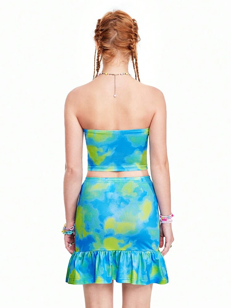 Quirky Fun Dopamine Casual Printed Women's Two-Piece Set