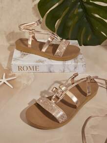 SHUZIA 女士平底涼鞋