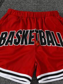 SHEIN Daddy And Me Matching Outfits 2 Sets Are Sold Separately) - Red and White - View 7