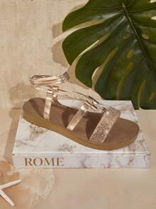 SHUZIA 女士平底涼鞋