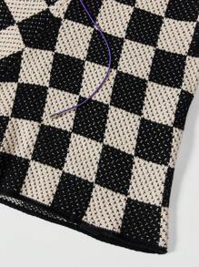 SUMWON Drop Crotch Crochet Knit Short - Multicolor - View 8