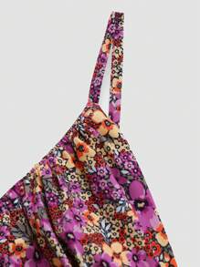 Brenda Ramalho Áo ba lỗ hở eo họa tiết hoa nghệ thuật Boho Bohemian dành cho nữ, dùng cho ngày lễ, kỳ nghỉ, ngày lễ tình nhân, mùa xuân, lễ hội - Hồng - Xem 5