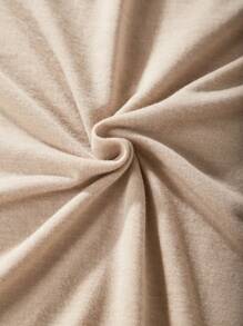 少女休閒時尚印花T恤 - 卡其色 - 查看 3