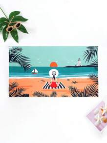 Teen Girl Beach Style Printed Kimono Cardigan For Summer - Multicolor - View 4