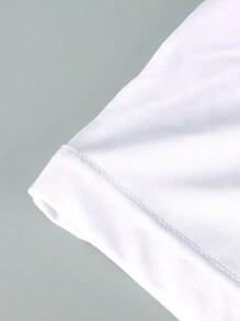 Men's Low Rise Boxer Briefs With Letter Elastic Waistband - White - View 6