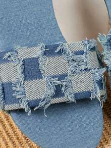 1pair New Fashion Flat Sandals For Women's Casual & Vacation Wear