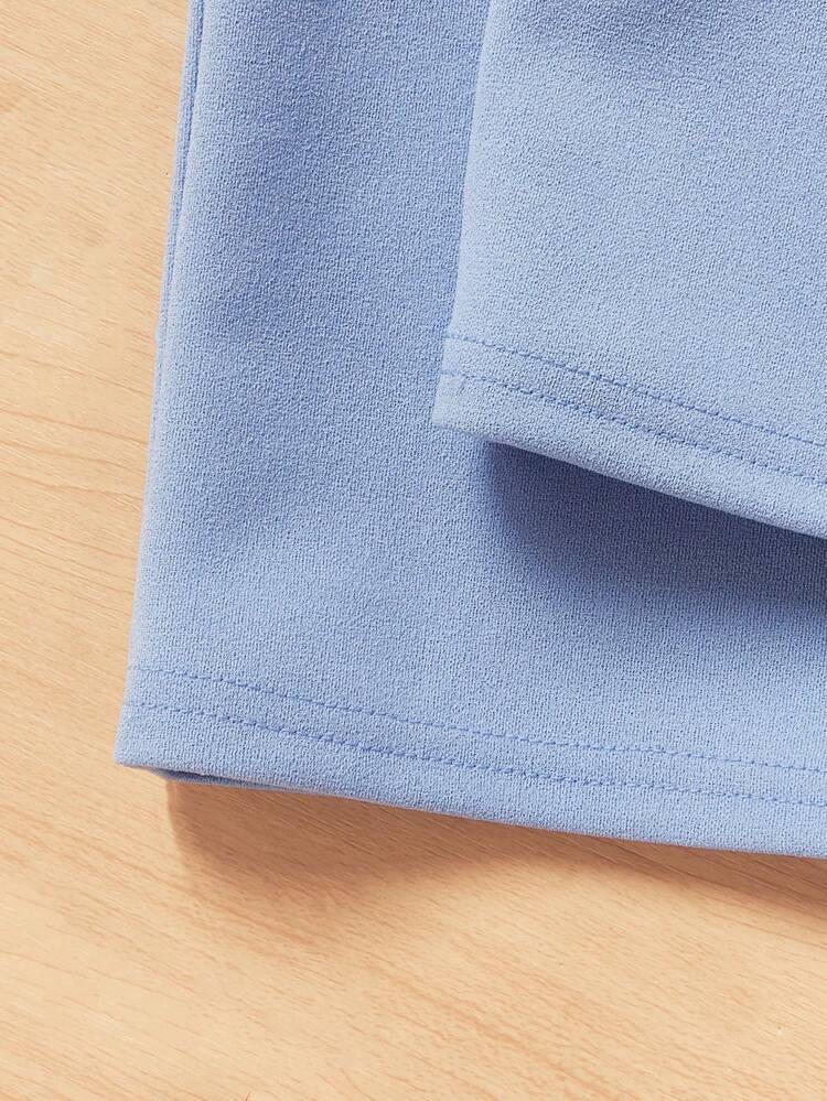 Baby Girl Casual Holiday Mesh Contrast Floral Embroidery Imitation Silk Short Sleeve Jumpsuit