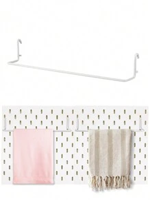 Madebyblanc 1Pc Pegboard Accessories Napkin Organizer Hook For Organizing Toilet Paper Towel Cleaning Cloth ,Pegboard Hooks Kit   (White) - White - View 3