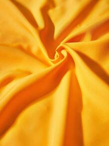 Slaydiva Kích thước lớn Của phụ nữ Giải trí Mở Mặt trước Tay áo dài Áo khoác , Quần skinny Áo hai dây Và Quần short 3 cái/bộ Đối với Kỳ nghỉ Và Thời gian rảnh rỗi - Màu vàng - Xem 8