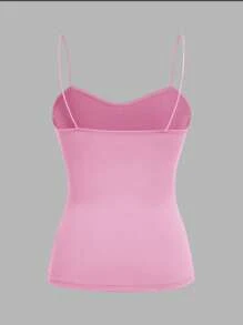 SHEIN EZwear 3 件套休闲女式吊带背心套装，百搭性感，适合夏季 - 彩色 - 查看 8