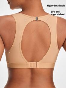 SHEIN Shape 1pc Women's Solid Color Hollow Out Back Shape-Wear Tank Top