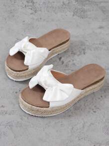 Nouveautés De Printemps 2024 Sandales À Plateforme Grande Taille Pour Femmes, Style Européen Et Américain, Conçues Pour Une Utilisation En Extérieur - Blanc - Voir 5