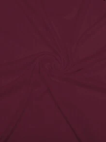 Manfinity Homme Men's Moon Ombre Round Neck Short Sleeve T-Shirt - Burgundy - View 3