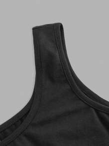 SHEIN Essnce 3pcs/Set Casual Minimalist Slim Fit Women Round Neck Camisole, Suitable For Summer - Multicolor - View 4