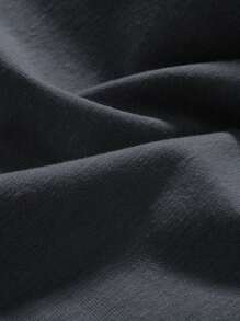 Manfinity Dauomo 男士春夏季棒球印花常規圓領背心 - 深灰色 - 查看 6