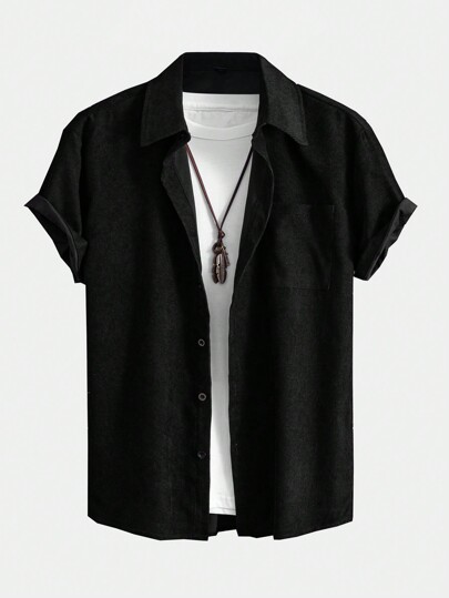 Street Life Chemise Unie Pour Hommes