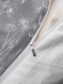 3pcs Hiện đại Kiểu Mỹ Bộ chăn ga gối , Thích hợp Đối với Tất cả các mùa ; Đơn giản , Đúng mốt Và Tươi Thiết kế , Chế tạo Của Polyester A Bên Tính năng Nhiều màu Mô hình hoa , B Bên Là Chất rắn Bao gồm 1 Vỏ chăn Duvet Và 2 Vỏ gối , - Nhiều màu - Xem 8