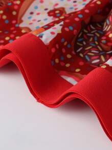 Men's Printed Doughnut Pattern Boxer Briefs - Multicolor - View 3