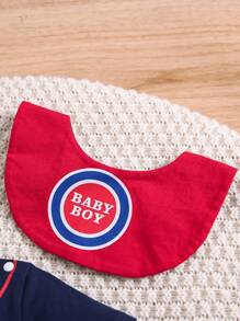 Body dla chłopca na co dzień, wielokolorowe, w stylu ulicznym, z nadrukiem w litery i na szelkach