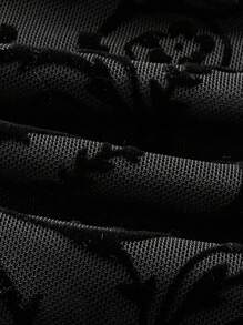 SHEIN MOD Débardeur À Cordon De Serrage Et À Plis Pour Femmes - Noir - Voir 4