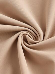 Women's Contrast Mesh Spaghetti Strap Bodysuit Shapewear - Apricot - View 8