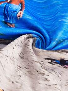 SHEINNeu Zabawa  Nadruk plażowy Topy - Wielokolorowe - Zobacz 8