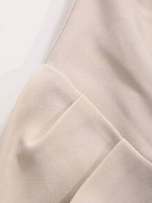 DAZY Women's Puff Sleeve Belted Dress Sundress - Beige - View 7