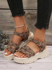 European And American Style Outdoor Comfortable Thick-Soled Sandals Valentines