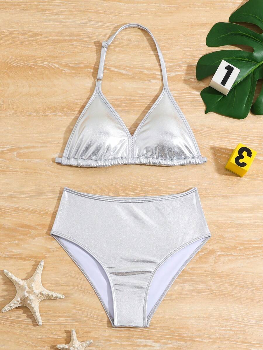 Conjunto De Biquíni Triangular E Top