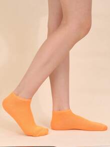 ngẫu nhiên Gửi 10 Của Màu thuần Cơ bản Ngắn Vớ - Nhiều màu - Xem 3