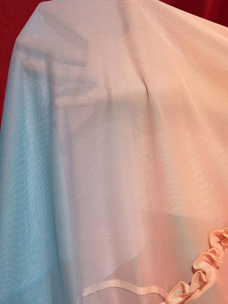 Designer Cropped Mesh Graphic Printed Top, For Holiday, Vacation, Spring, Going Out, Festival, Ibiza Fits