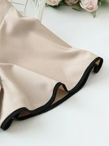 SHEIN LUNE 大码拼色镂空衬衫，适合夏季 - 彩色 - 查看 4