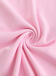 Manfinity Homme Men's Short Sleeve Polo Shirt With Color Blocking Detail - Pink - View 6