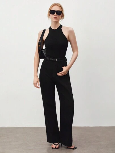 BizChic 休閒簡約風格女款無袖針織上衣