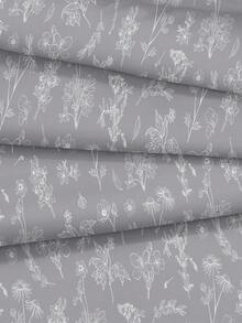 3pcs Hiện đại Kiểu Mỹ Bộ chăn ga gối , Thích hợp Đối với Tất cả các mùa ; Đơn giản , Đúng mốt Và Tươi Thiết kế , Chế tạo Của Polyester A Bên Tính năng Nhiều màu Mô hình hoa , B Bên Là Chất rắn Bao gồm 1 Vỏ chăn Duvet Và 2 Vỏ gối , - Nhiều màu - Xem 9