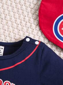 Body dla chłopca na co dzień, wielokolorowe, w stylu ulicznym, z nadrukiem w litery i na szelkach