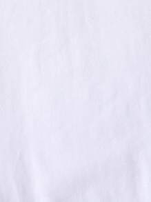 SHEIN Baby Boy's 1st Birthday Cute Letter Printed Short Sleeve Bodysuit For Spring And Summer - White - View 3