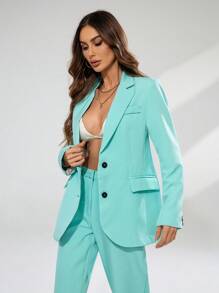 Aveloria Floral Patchwork Long Sleeve Blazer Jacket