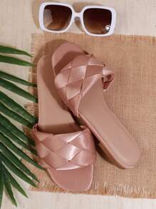 SHUZIA Women's Flat Sandals - Red Violet - View 4