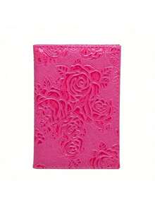 1個浮雕護照套,旅行袋護照錢包,旅行用品組織器。3d玫瑰浮雕護照套,帶sim卡插槽和疫苗護照套,纖薄護照保護器,旅行用品。1個旅行袋護照和疫苗護照組合,男女通用纖薄旅行用品護照錢包保護套,pu皮革護照套,適用於旅行,戶外,出差,飛行,度假,防水攜帶便攜式多功能護照套 - 酒紅色 - 查看 11