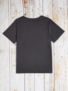 INAWLY Camiseta de mujer de manga corta con texto impreso "VINE, VI, TUVE ANSIEDAD ASÍ QUE ME FUI" Camisetas gráficas para mujer