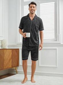 Männer Sternmuster Bedruckter Homewear-set