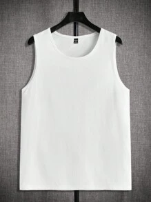 Manfinity Homme 4入組男士多色標準尺寸背心，套裝 - 彩色 - 查看 6