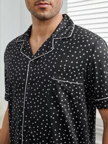 Männer Sternmuster Bedruckter Homewear-set