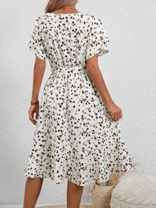 SHEIN LUNE Women Dresses Casual Women Dresses - Multicolor - View 2