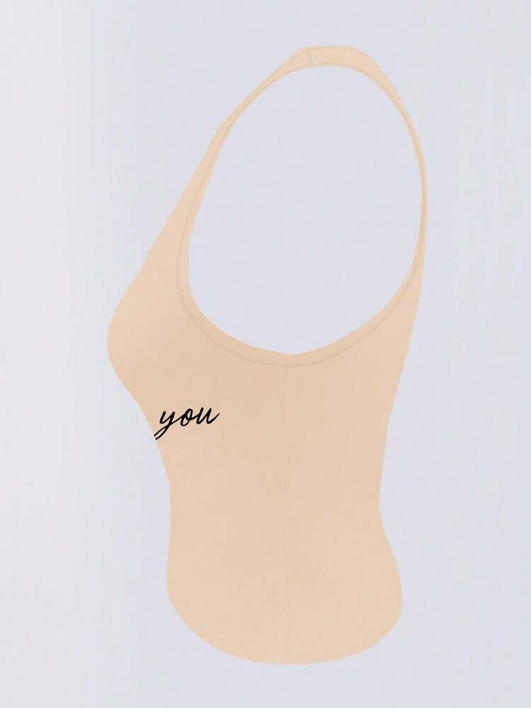 Plus Size Women's Printed Short Tank Top